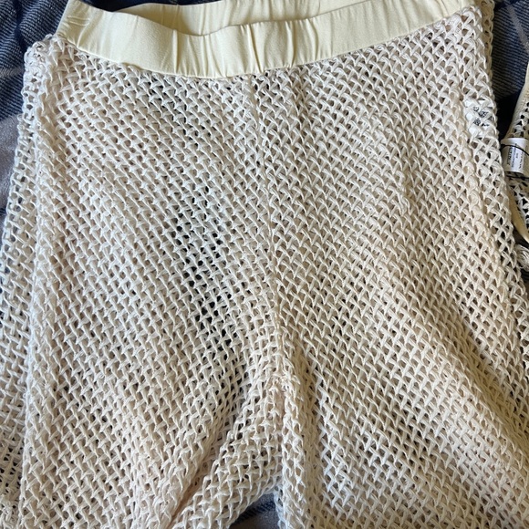 SHEIN Cream Crochet Wide-Leg Pants - Picture 11 of 13